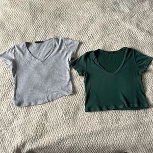 Bundle of 2 Brandy Melville crop tops